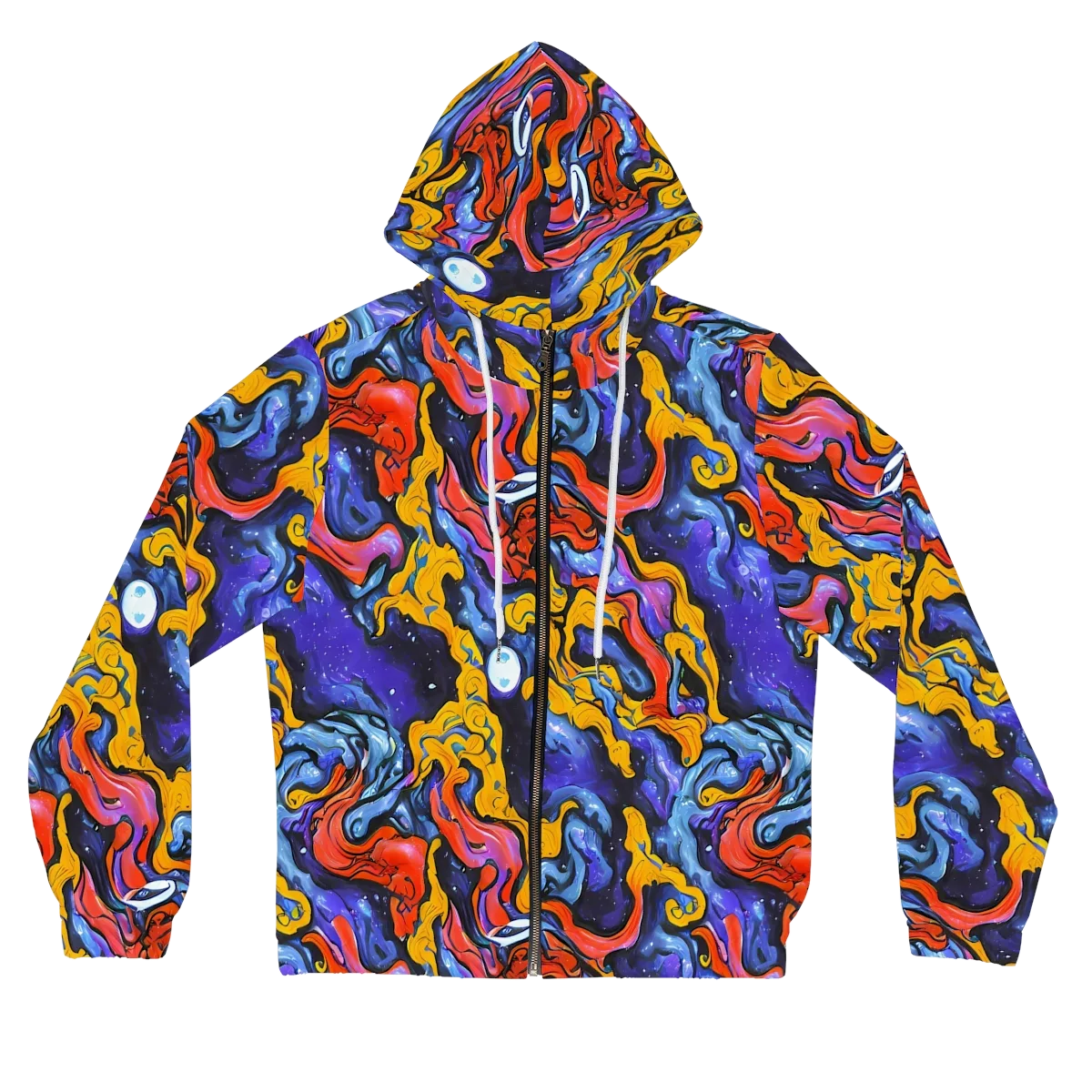 Midnight Mambo on Women's Full-Zip Hoodie — Front