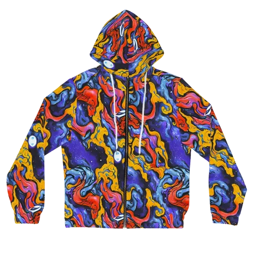 Midnight Mambo on a Women's Full-Zip Hoodie