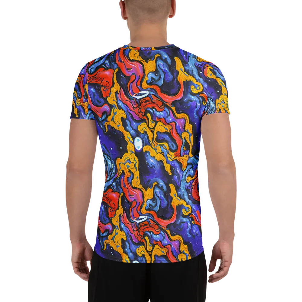 Midnight Mambo on Men's Athletic T-Shirt — Back