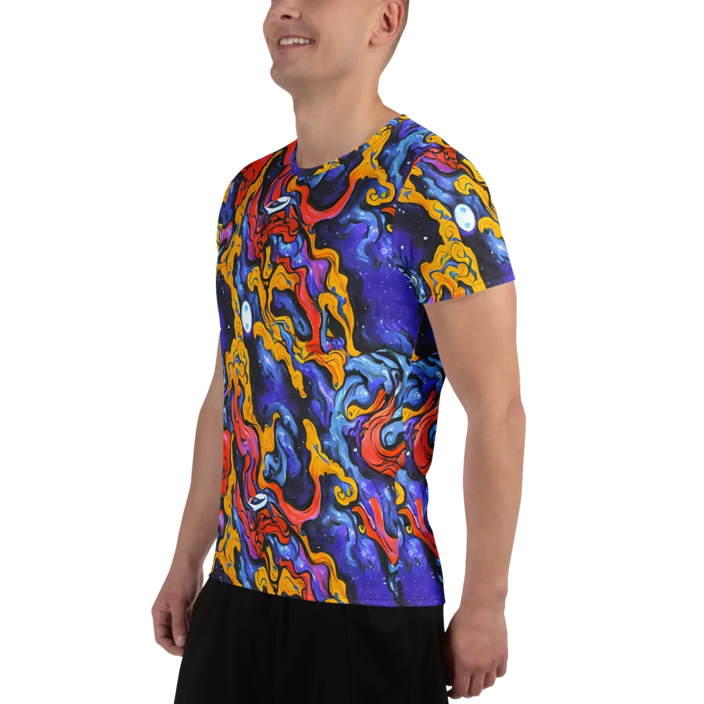 Midnight Mambo on Men's Athletic T-Shirt — Left