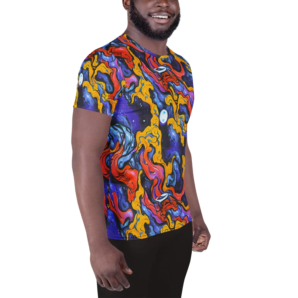 Midnight Mambo on Men's Athletic T-Shirt — Right