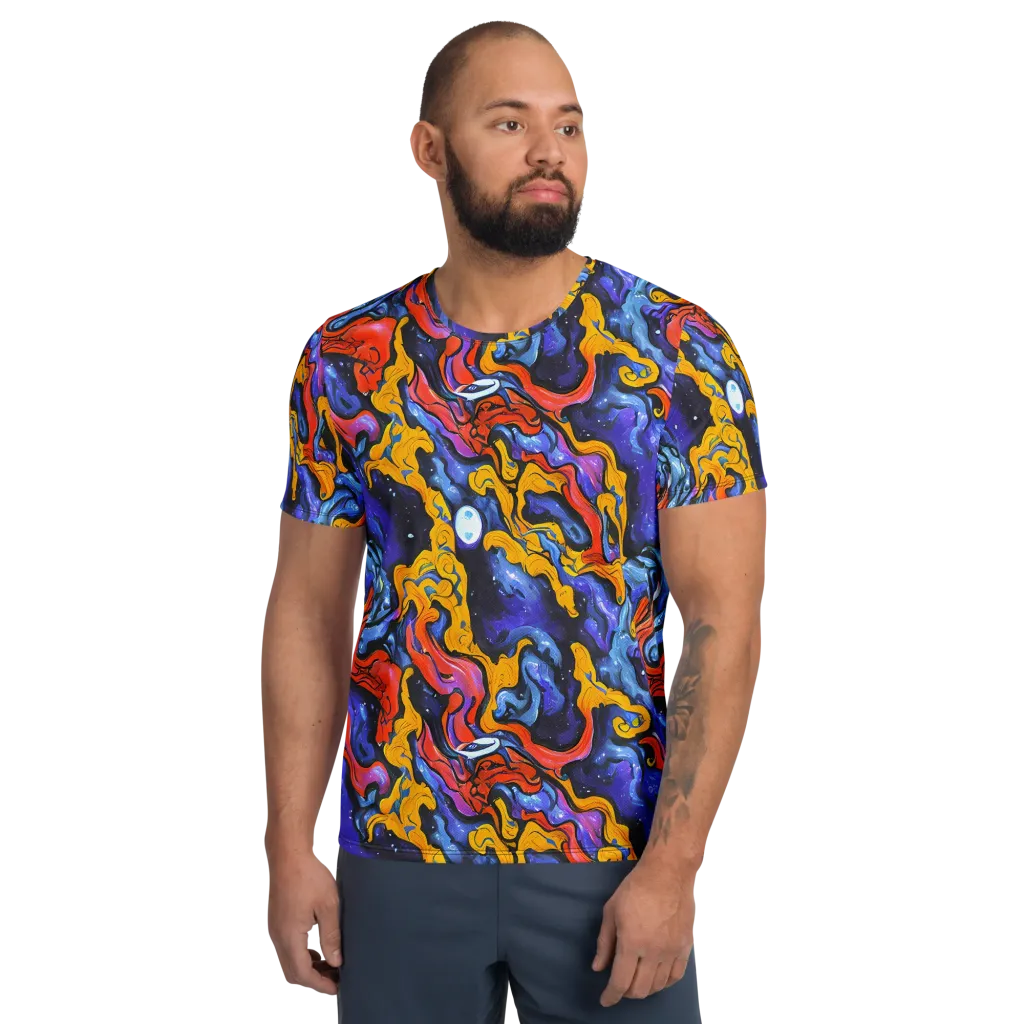 Midnight Mambo on Men's Athletic T-Shirt — Front
