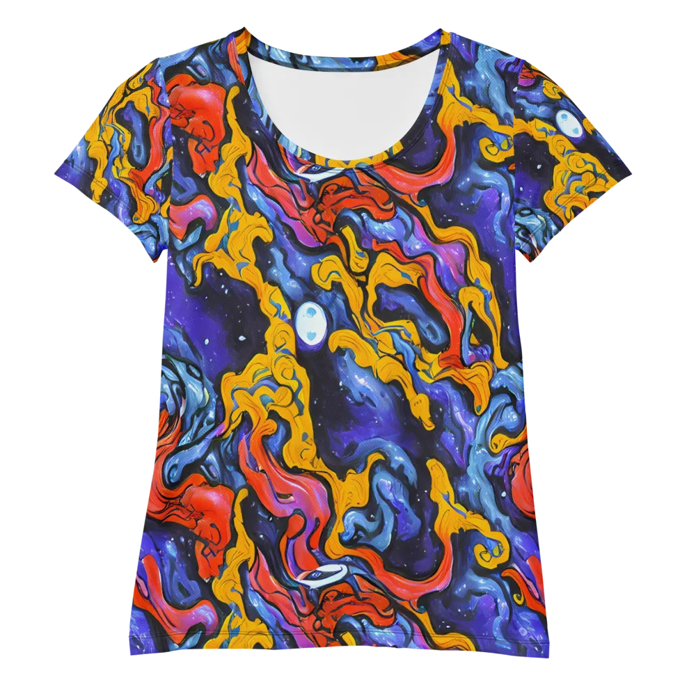 Midnight Mambo on Women's Athletic T-Shirt — Front