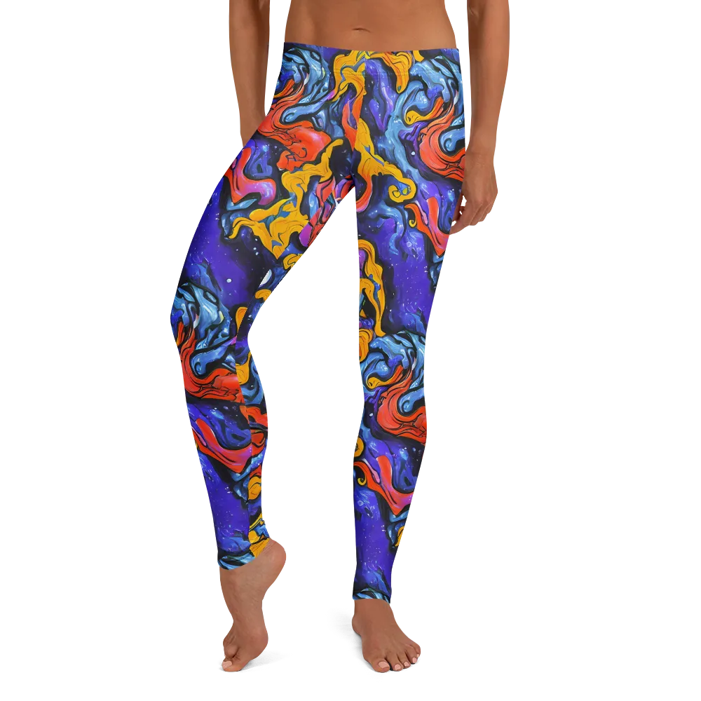 Midnight Mambo on Leggings — Front