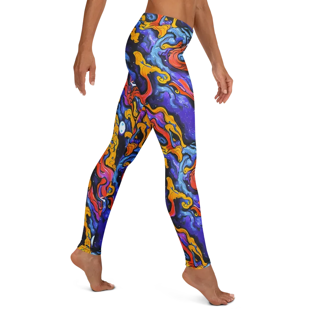Midnight Mambo on Leggings — Right