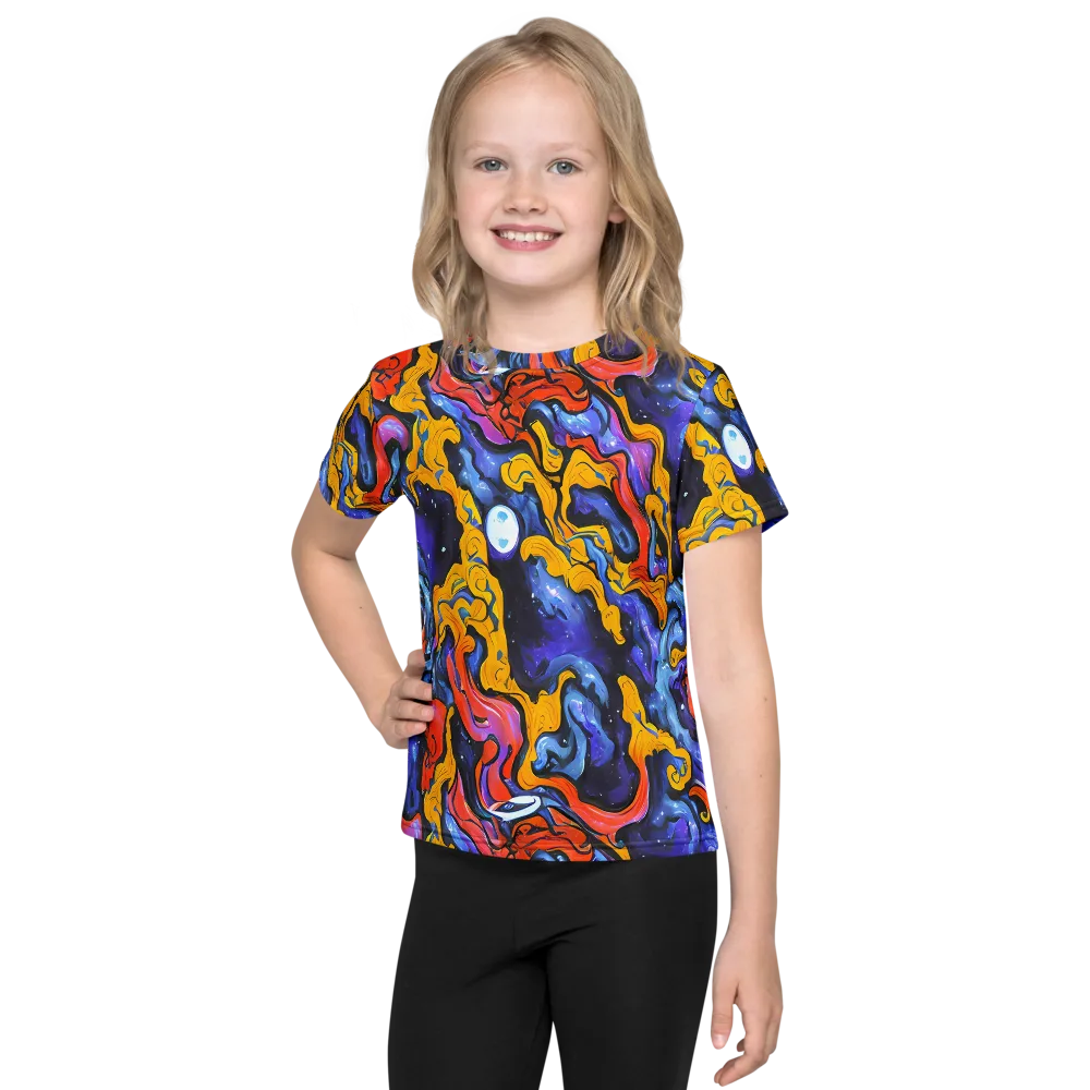 Midnight Mambo on Kids Crew Neck T-Shirt — Front