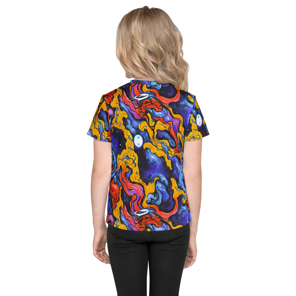 Midnight Mambo on Kids Crew Neck T-Shirt — Back