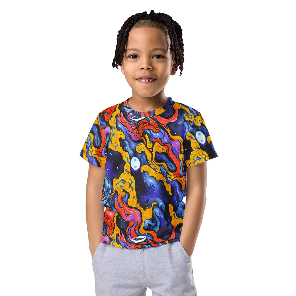 Midnight Mambo on Kids Crew Neck T-Shirt — Front