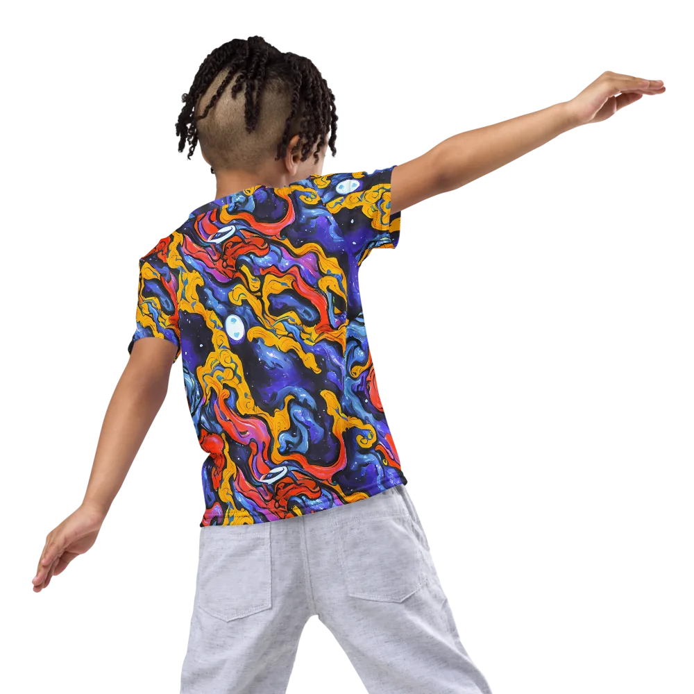 Midnight Mambo on Kids Crew Neck T-Shirt — Back