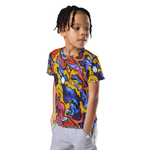 Midnight Mambo on a Kids Crew Neck T-Shirt