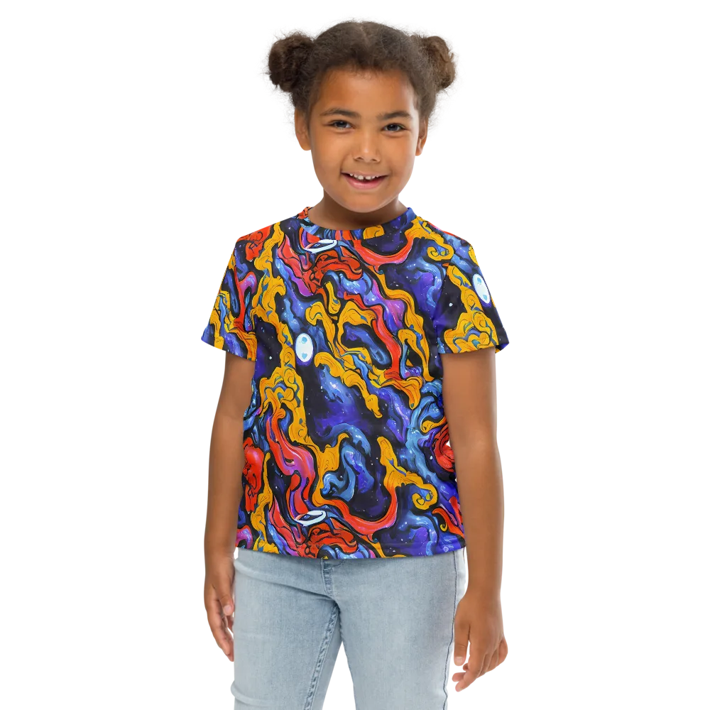 Midnight Mambo on Kids Crew Neck T-Shirt — Front