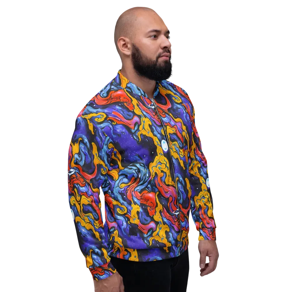 Midnight Mambo on Bomber Jacket — Right