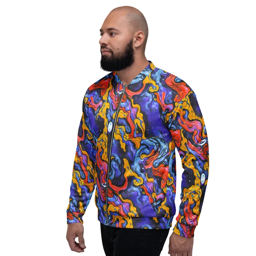 Midnight Mambo on Bomber Jacket — Left