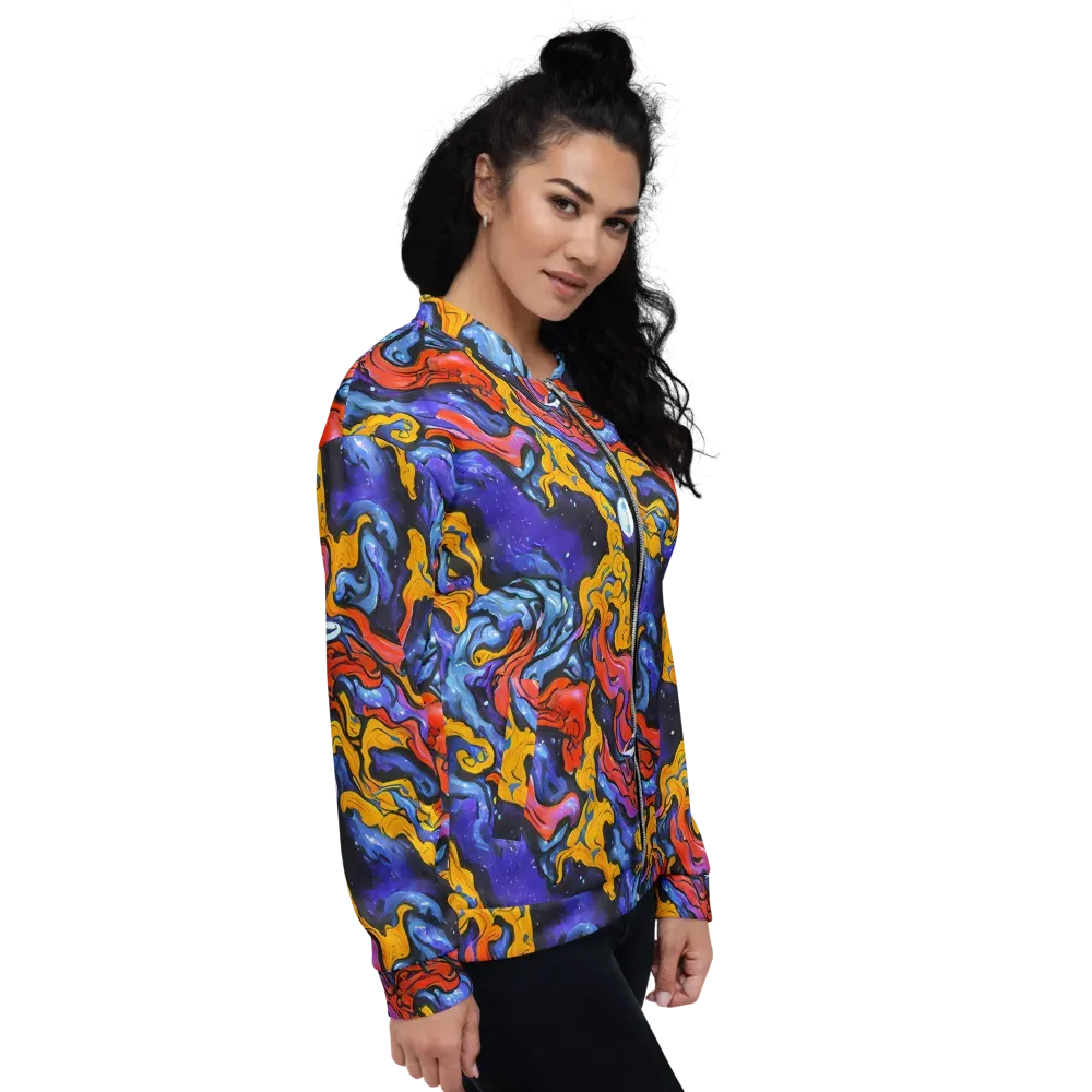 Midnight Mambo on Bomber Jacket — Right