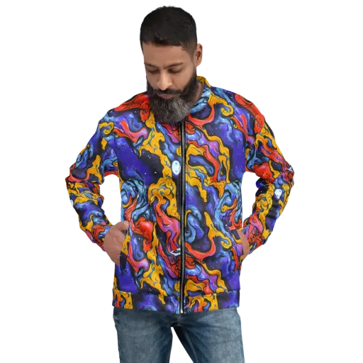 Midnight Mambo on a Bomber Jacket
