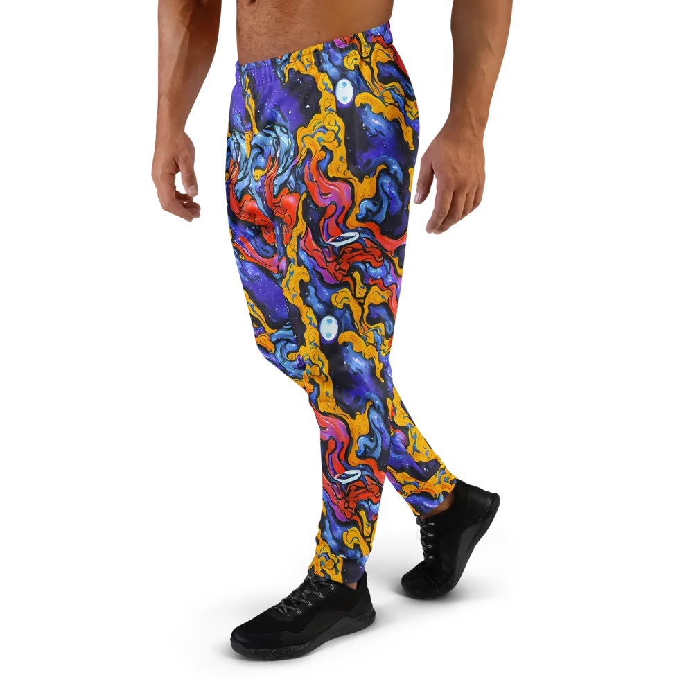 Midnight Mambo on Men's Joggers — Left