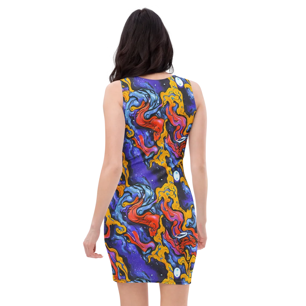 Midnight Mambo on Bodycon Dress — Back