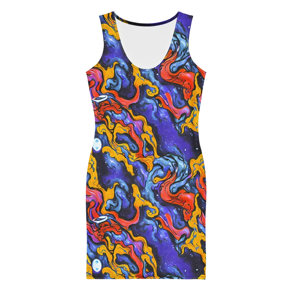 Midnight Mambo on Bodycon Dress — Front