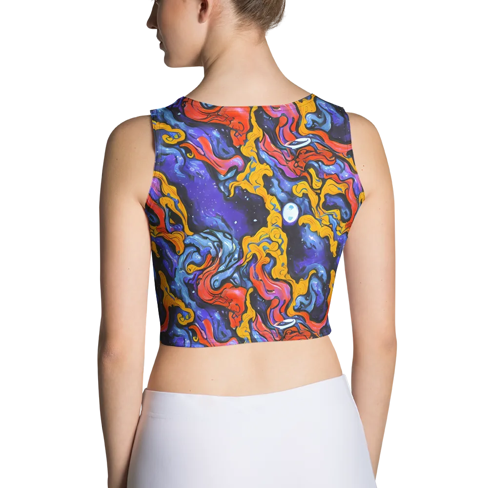 Midnight Mambo on Crop Top — Back