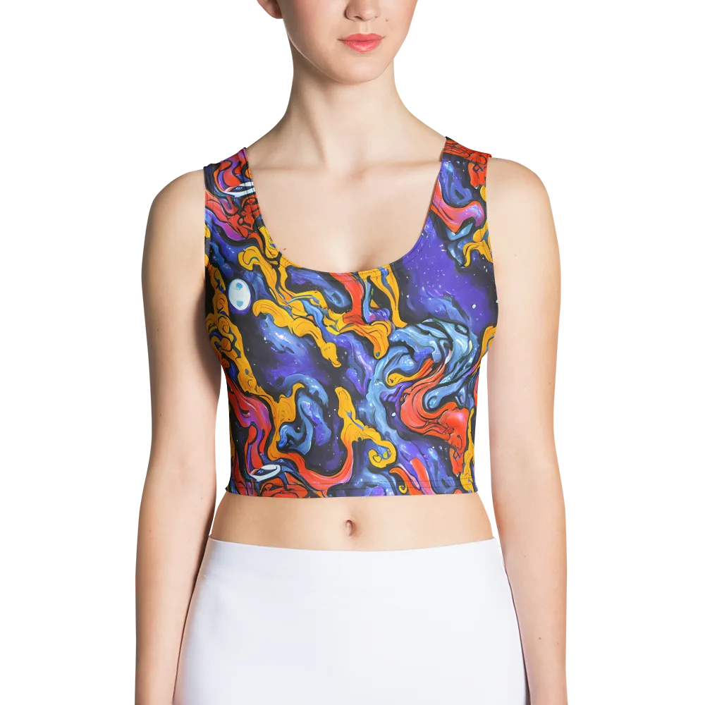 Midnight Mambo on Crop Top — Front