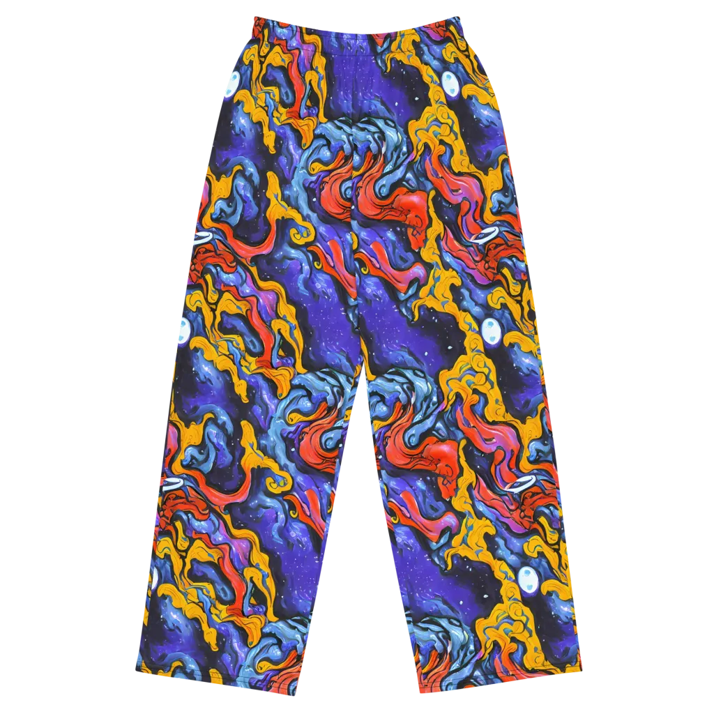 Midnight Mambo on Wide-Leg Pants — Front