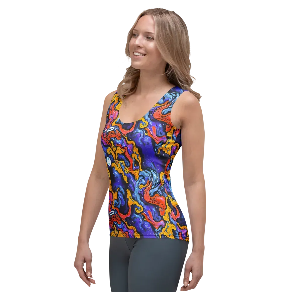 Midnight Mambo on Women's Tank Top — Left Front