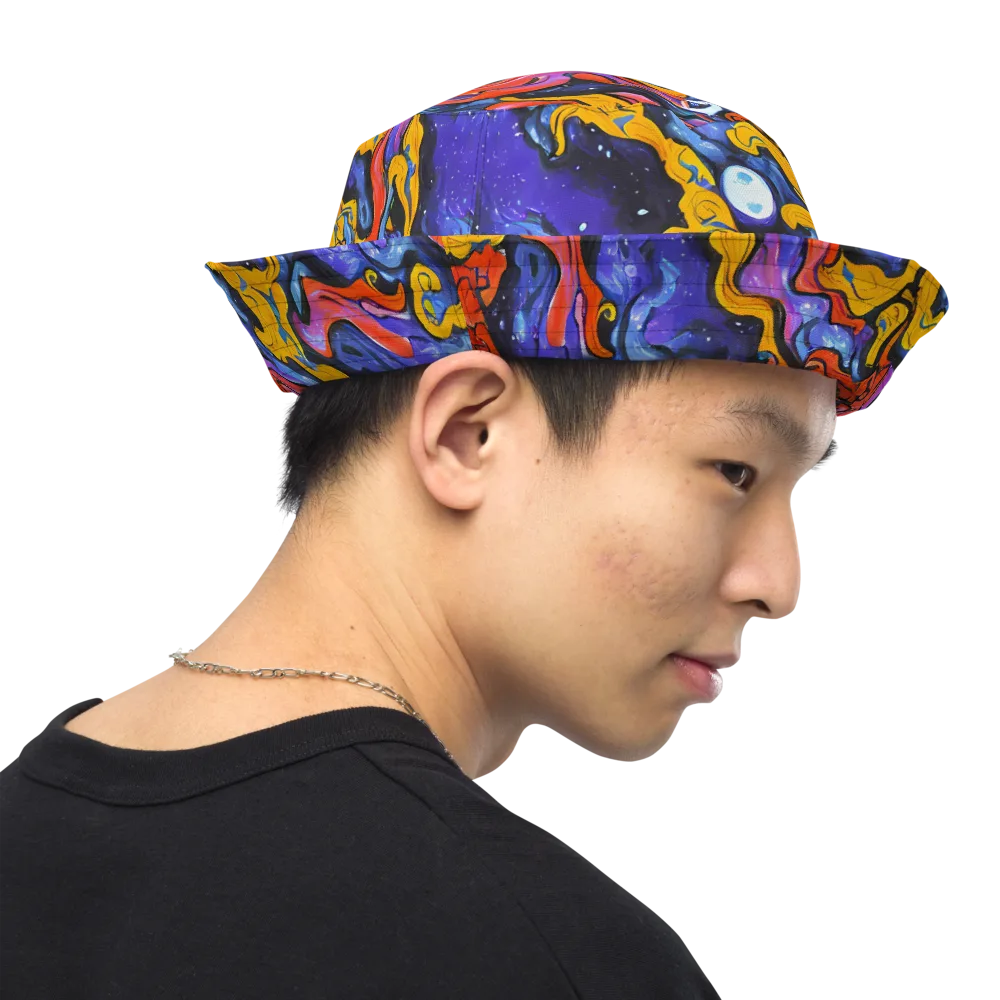 Midnight Mambo on Reversible Bucket Hat — Right Outside