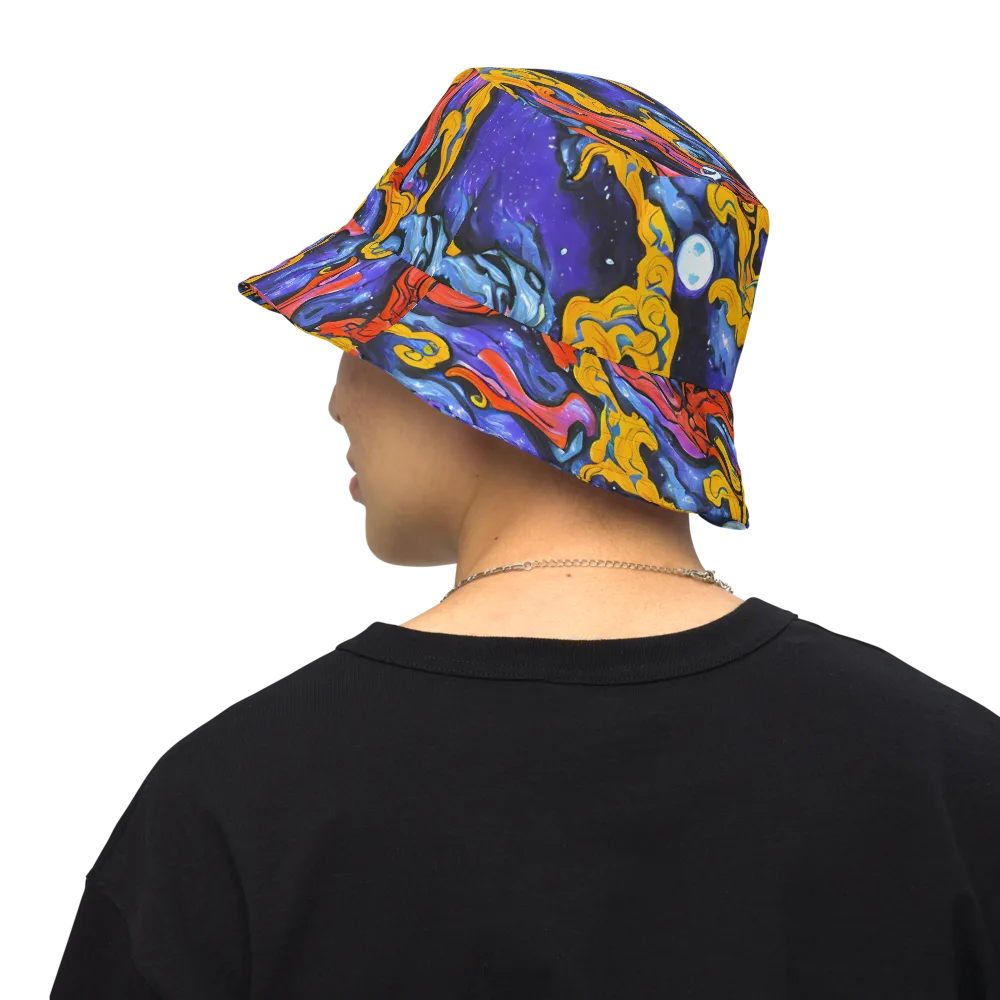 Midnight Mambo on Reversible Bucket Hat — Back Inside