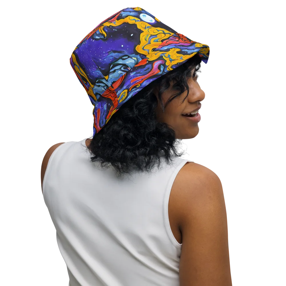 Midnight Mambo on Reversible Bucket Hat — Right Outside