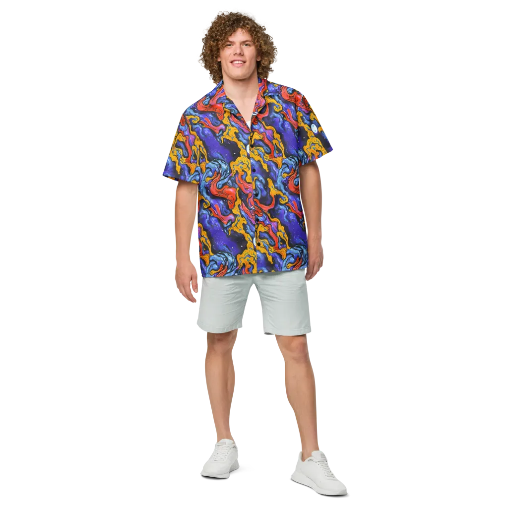 Midnight Mambo on Button Shirt — Front