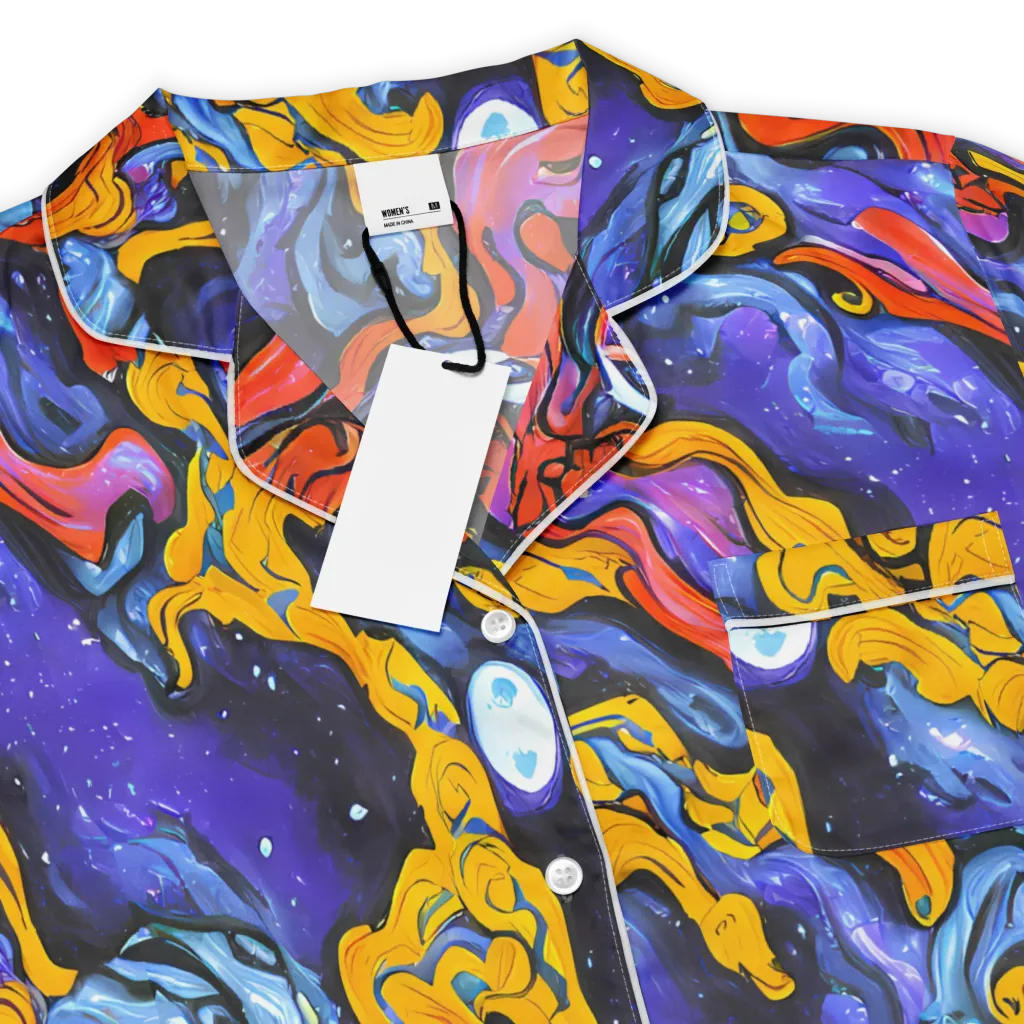 Midnight Mambo on Women's Short Sleeve Pajama Top — Product details