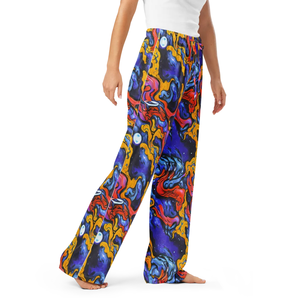 Midnight Mambo on Women's Pajama Pants — Right Front