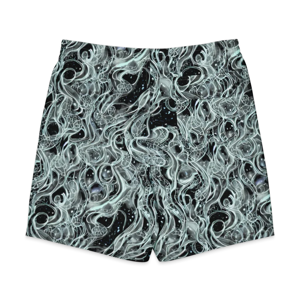 Void Cascade on Men's Board Shorts — Back