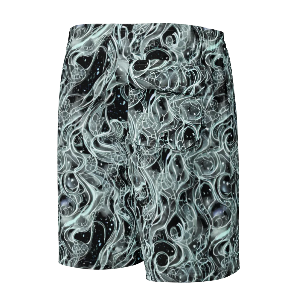 Void Cascade on Men's Board Shorts — Back