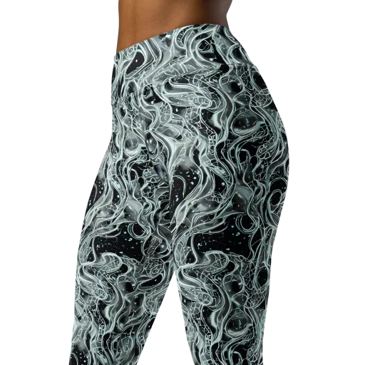 Void Cascade on a Yoga Leggings
