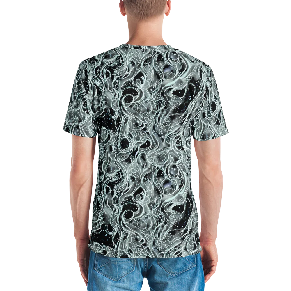 Void Cascade on Men's Crew Neck T-Shirt — Back