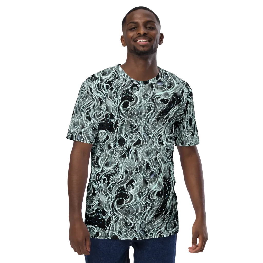 Void Cascade on Men's Crew Neck T-Shirt — Front