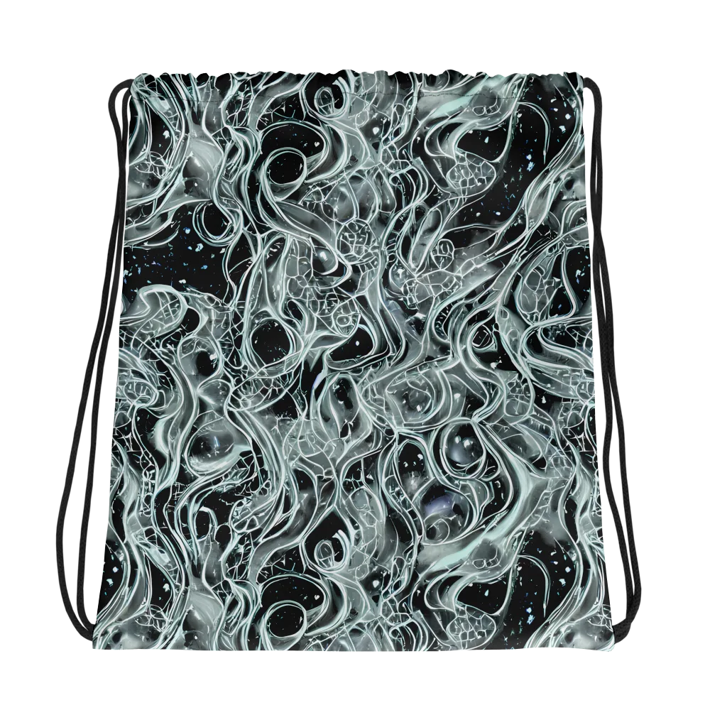 Void Cascade on Drawstring Bag — Photo