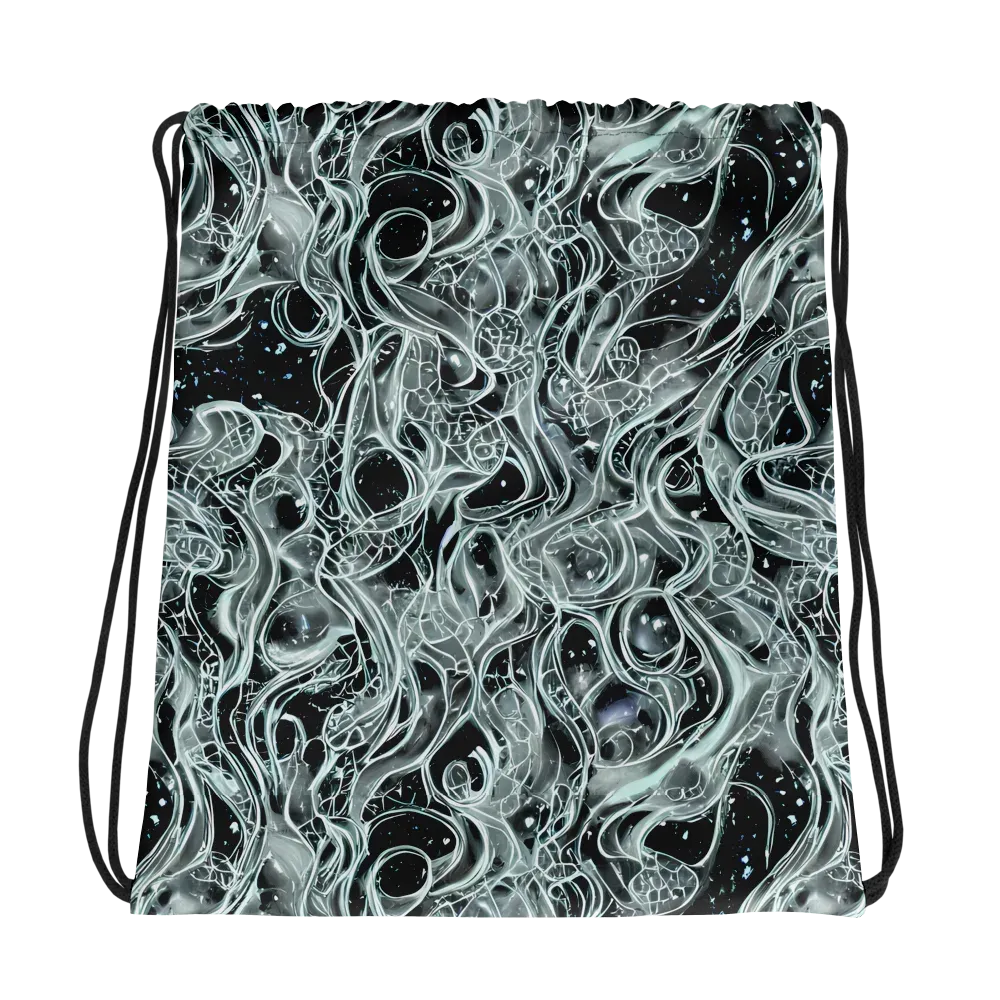 Void Cascade on Drawstring Bag — Photo