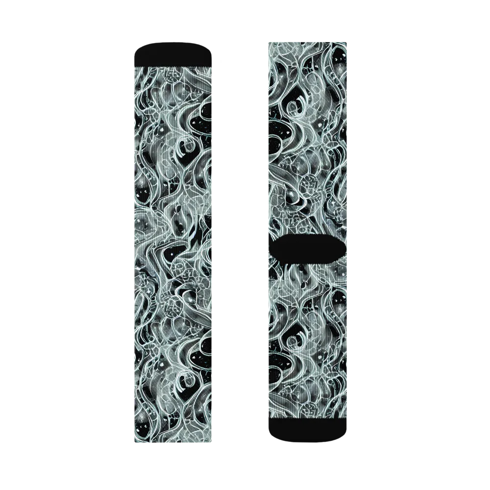 Void Cascade on Socks — Right Sock