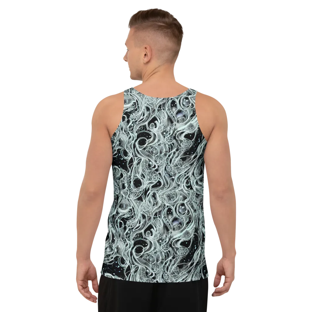Void Cascade on Men's Tank Top — Back