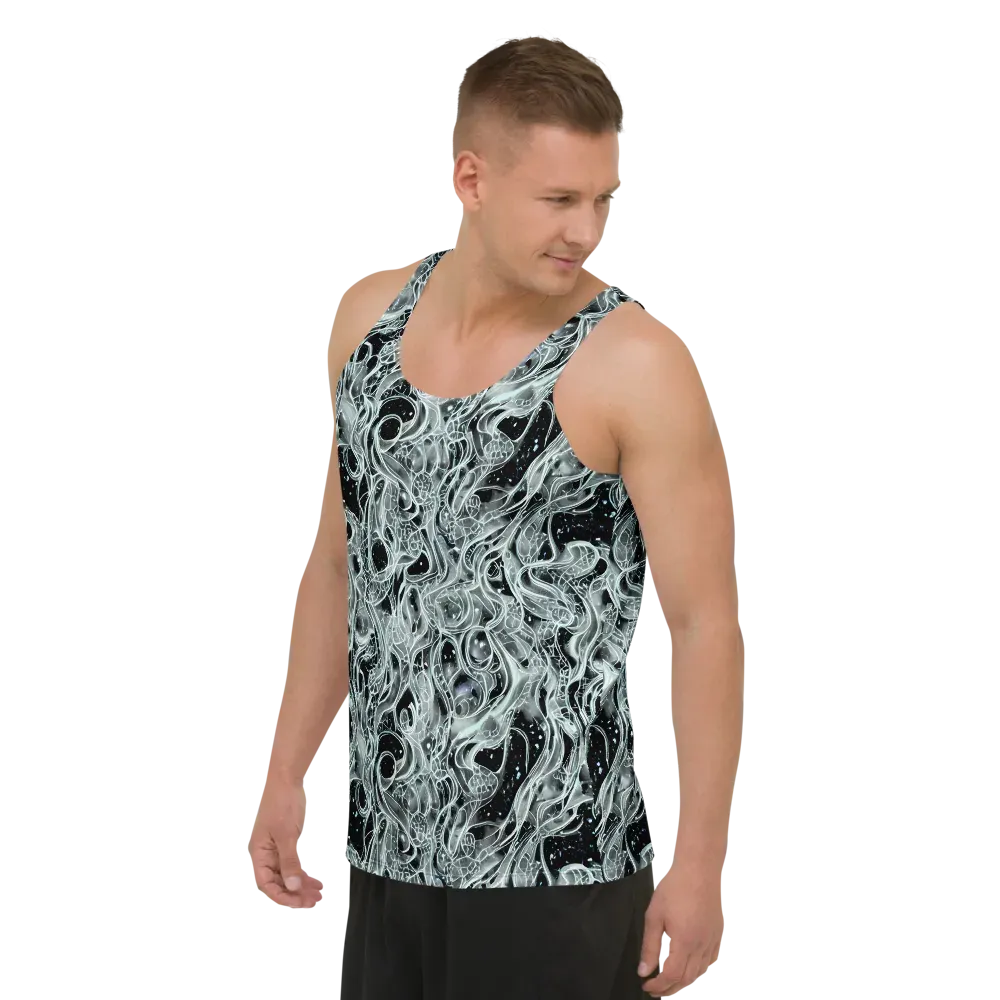 Void Cascade on Men's Tank Top — Left Front