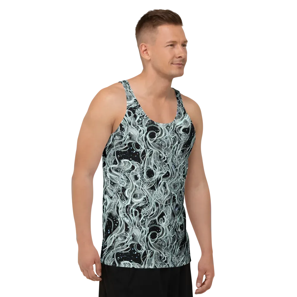 Void Cascade on Men's Tank Top — Right Front