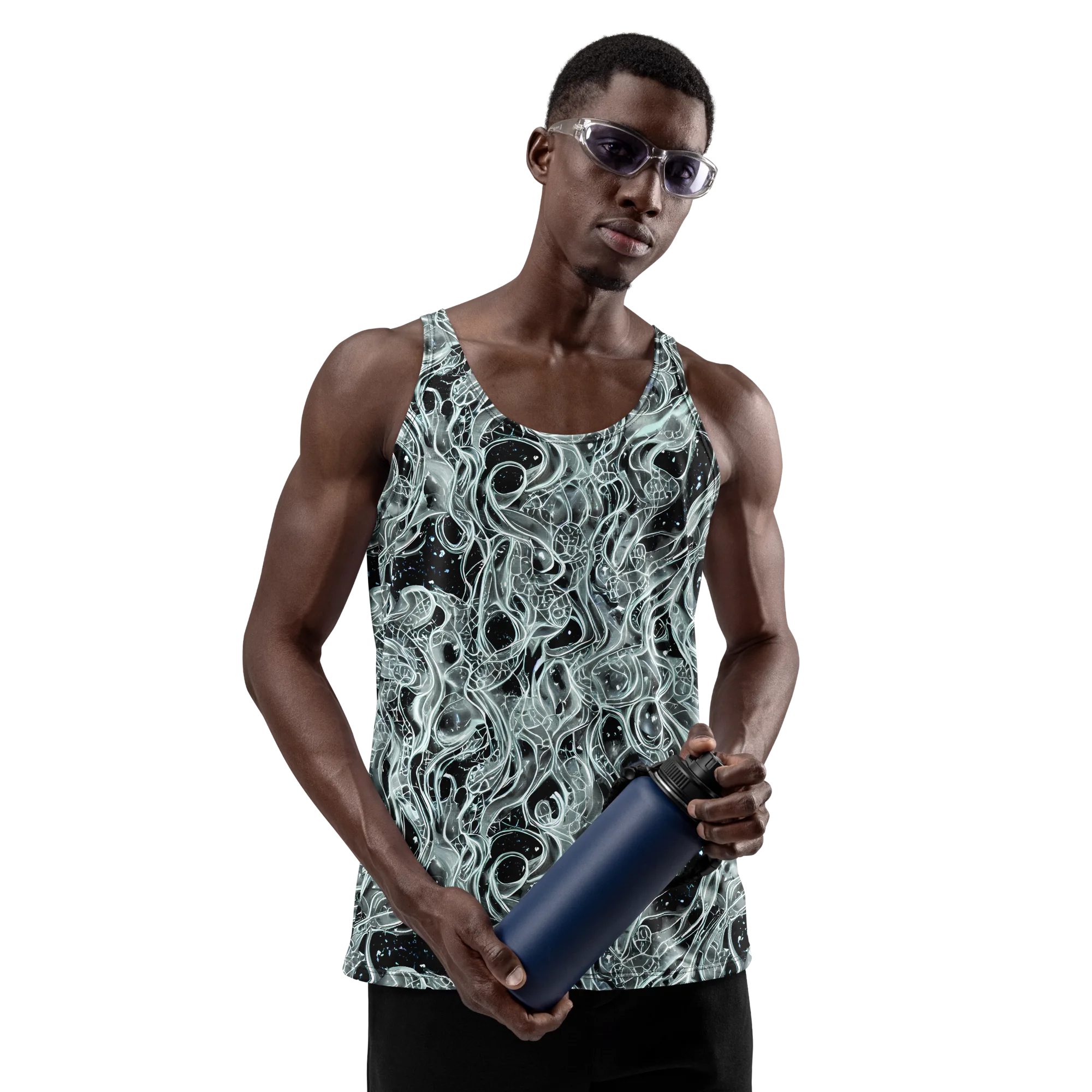 Void Cascade on Men's Tank Top — Front
