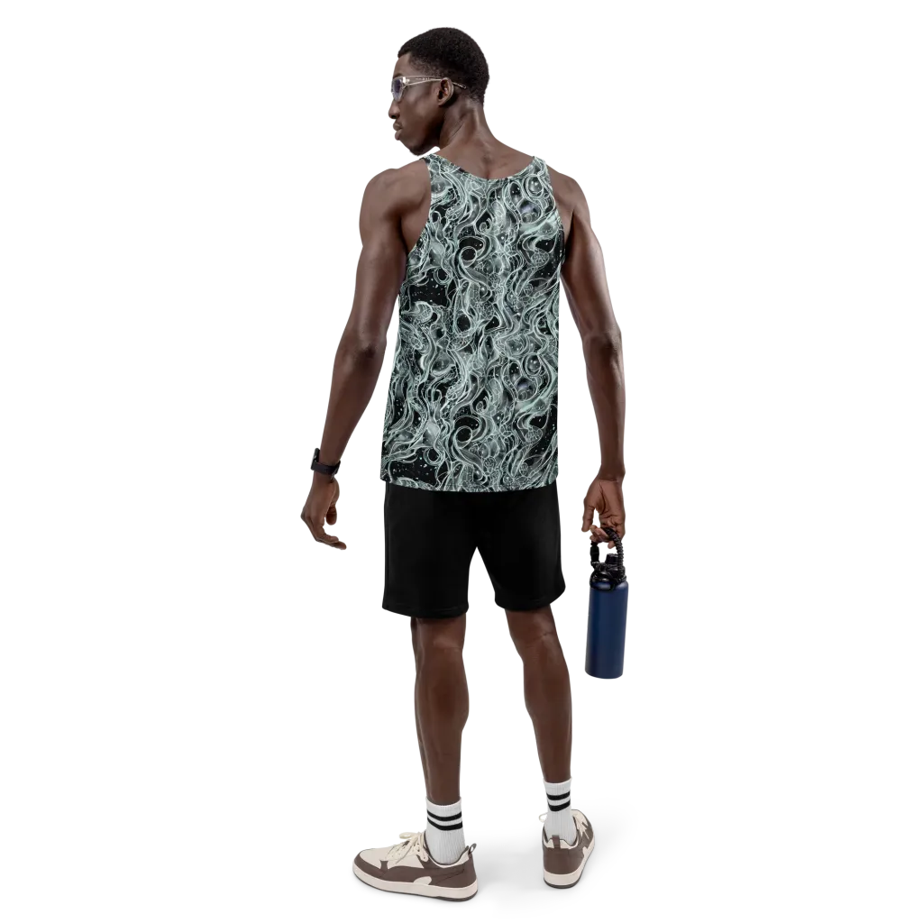 Void Cascade on Men's Tank Top — Back