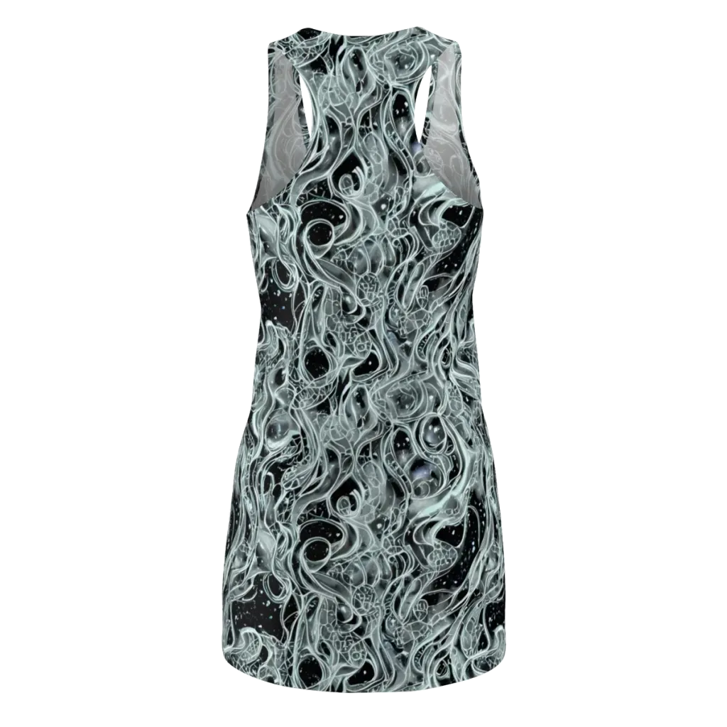Void Cascade on Racerback Dress — Back
