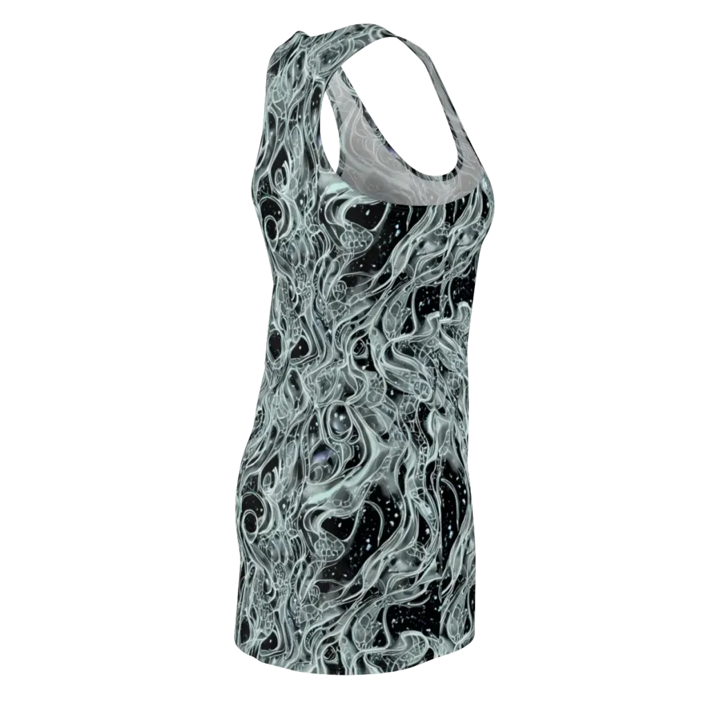 Void Cascade on Racerback Dress — Back Side