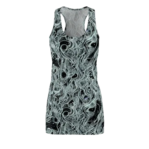 Void Cascade on a Racerback Dress