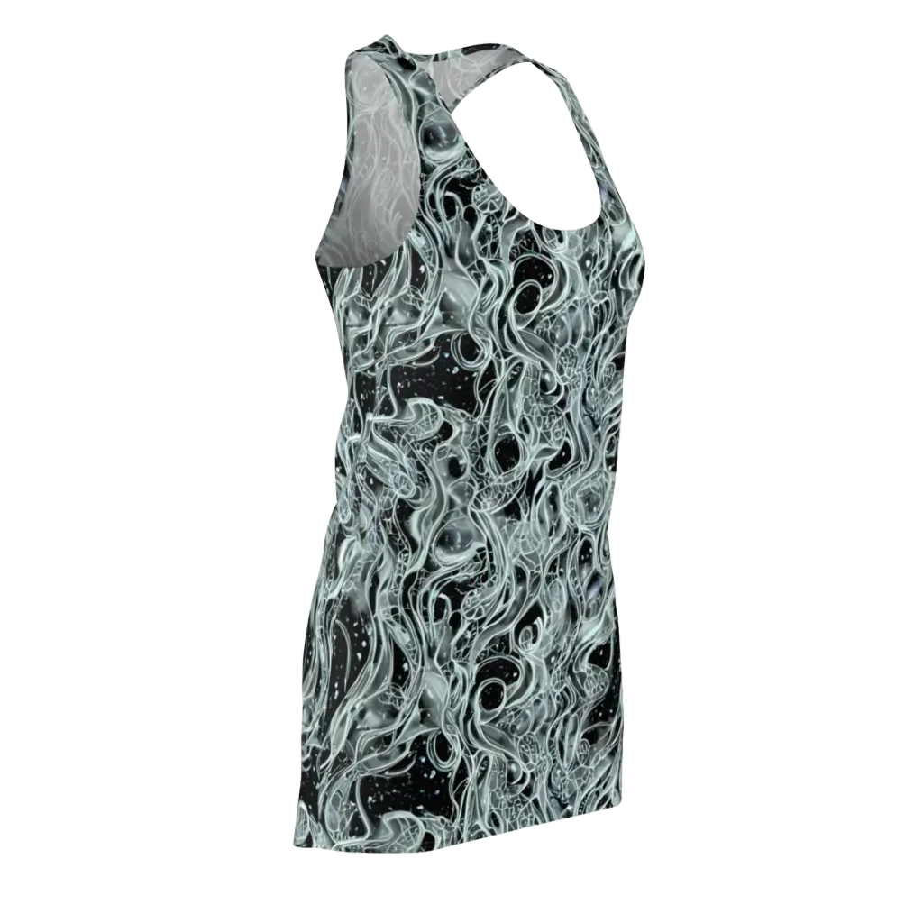 Void Cascade on Racerback Dress — Front Side