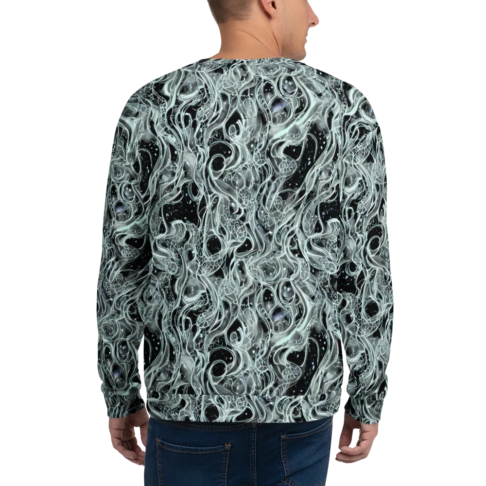 Void Cascade on Sweatshirt — Back